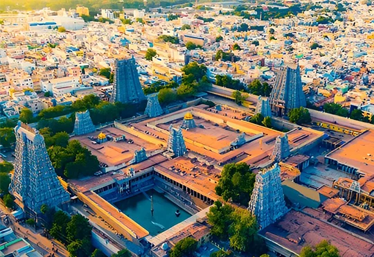 Heritage & Serenity: Madurai, Thanjavur, Puducherry & Beyond (6 Nights/7 Days)